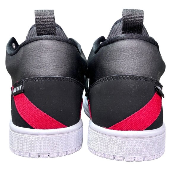 Jordan Fadeaway (GS) Black/White-Gym Red Youth Basketball Shoes Size 7Y - Picture 4 of 7